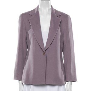 EUC SPRING Lafayette 148 lilac mauve angora/wool/cashmere blazer jacket, S